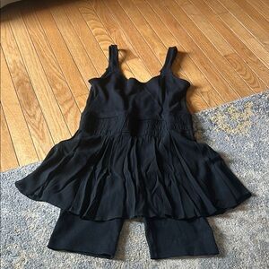 FP Movement Black Mini Dress with bike shorts built in